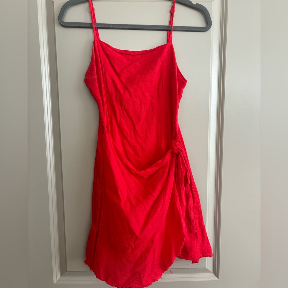 Princess Polly Red Tie Dress